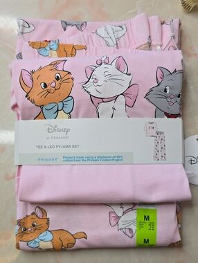 NWT Primark X Disney The Aristocats Pajama Set MED Pink